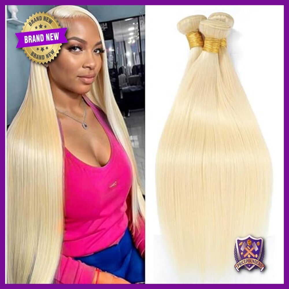 Human Hair Extensions 3 Bundles 20 22 24 Inch Straight Unprocessed Double Weft